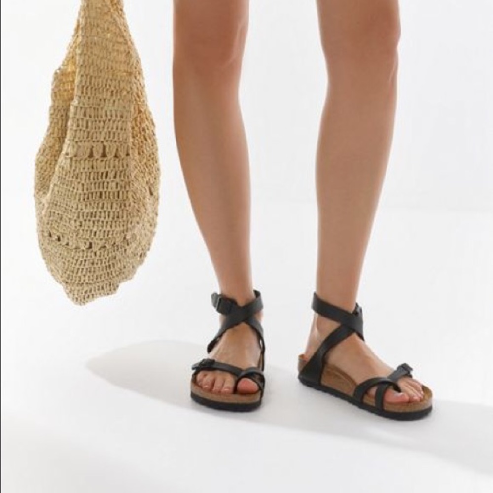 Yara Black Birkenstock brand new